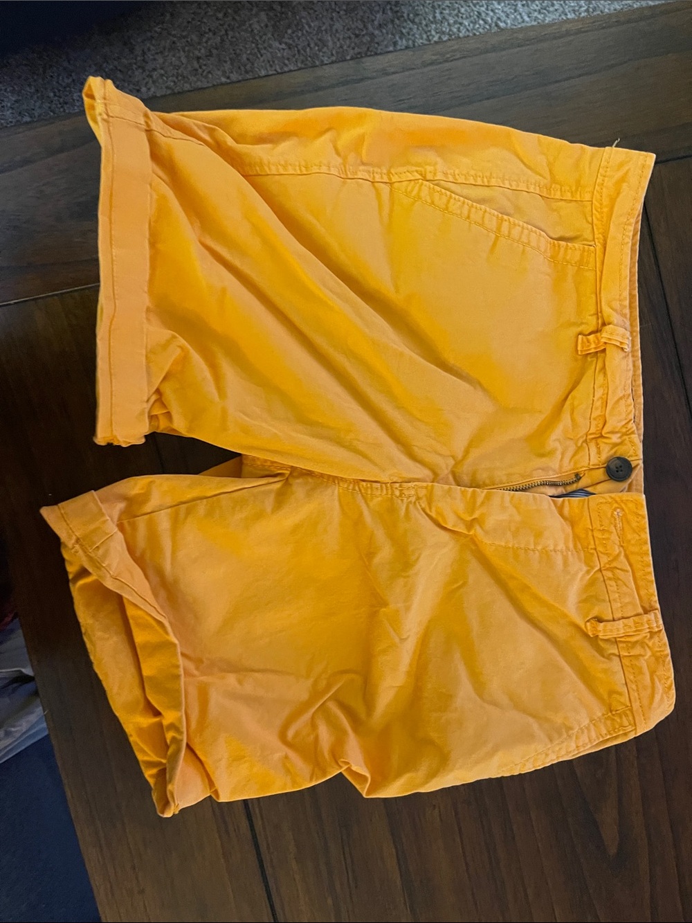 Aeropostale Men's Orange Casual Shorts